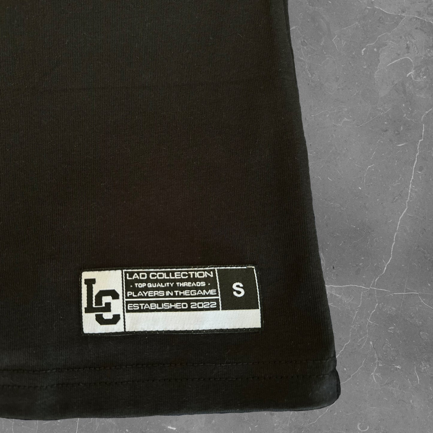 Jersey Oversized T-Shirt Black