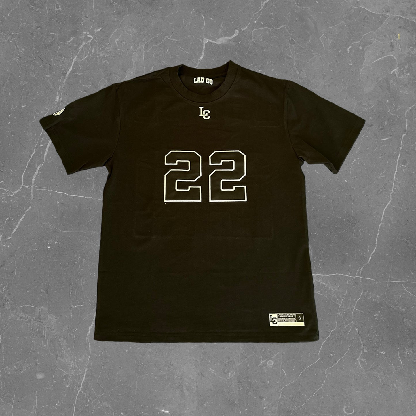 Jersey Oversized T-Shirt Black